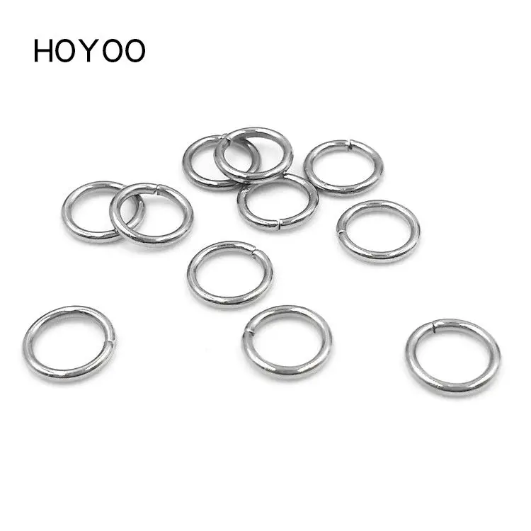 Hoyoo cheap price stainless steel fitting jump ring jewelry making supplies for gift