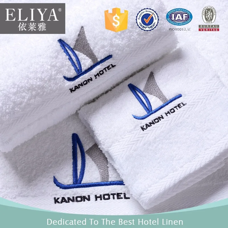 Free Sample 100% Cotton 5 Star Luxury Hotel Bath Towel Set in Guangzhou
