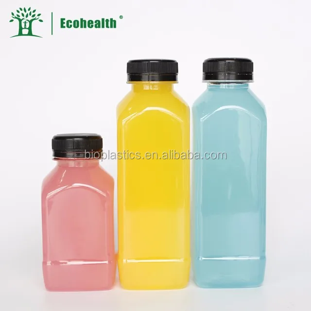 250ml / 500ml / 16oz Disposable Corn Starch Bioplastic Round Juice