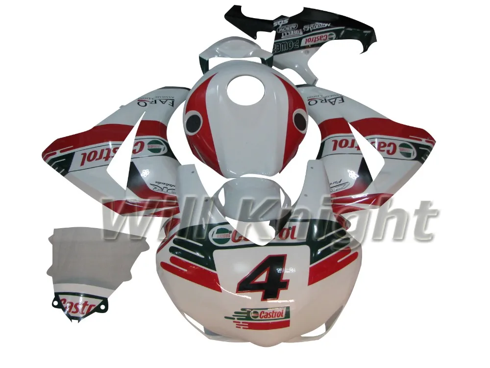 Injection Body Kit For Honda Cbr1000rr 20082011 Cbr1000 08 09 10 11 White Red Castrol 4 Edition