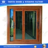 Available in various colors high quality aluminium brown color upvc sliding window fan