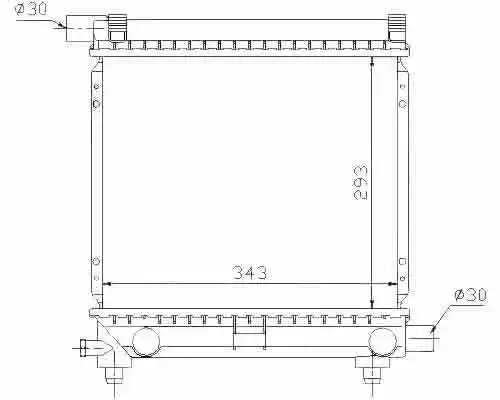 CAR Radiator For Mercedes -- 2015007603