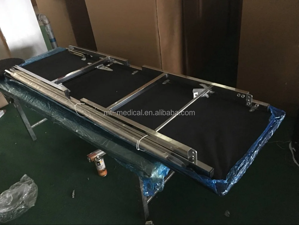 High quality stainless steel portable medical clinical examination table in hospital