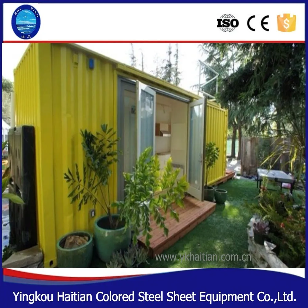 20ft 40ft günstige moderne häuser bereit zu installieren export modulare hotel prefab shipping haus verkauf in