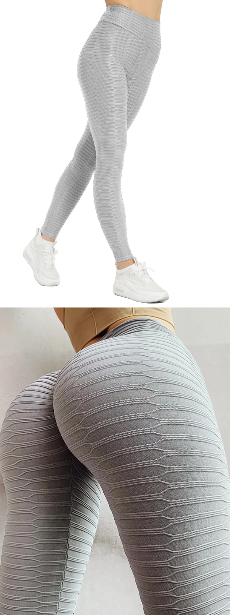 Wholesales 2019 New Fashion Bubble Textured Fitness Gym Activewear Sexy ...