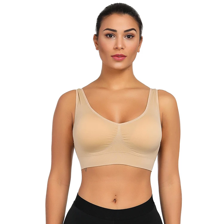 Hot Sale Oem Comfortable Push Up Sport Seamless Bra Women