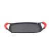 Wholesale Price Marble Induction Aluminum Die Cast Bbq Grill Plate With Silicone Handle