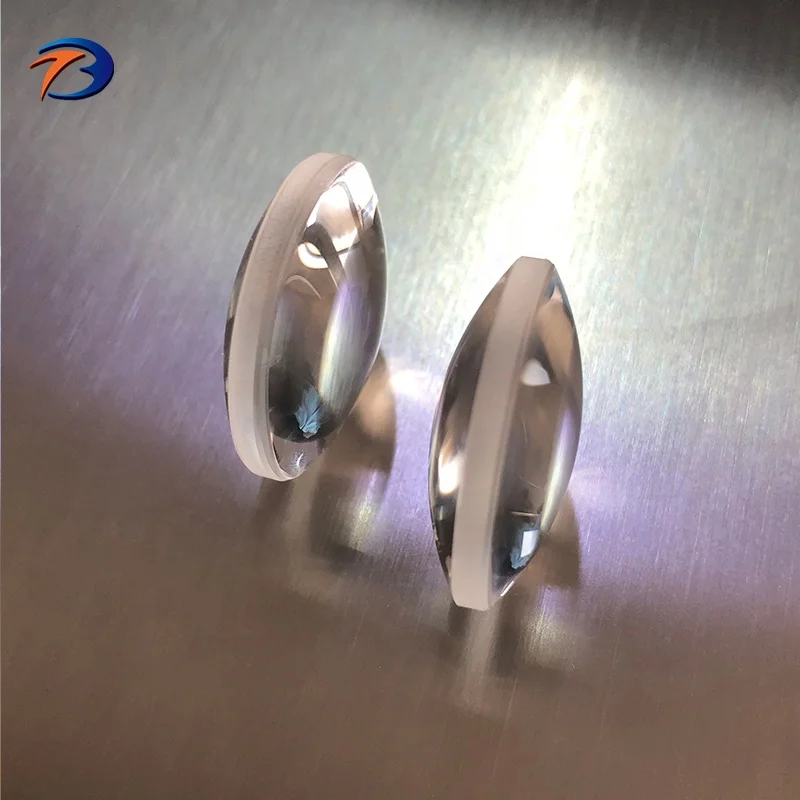 Double convex optical glass  round spherical biconvex lens in stock