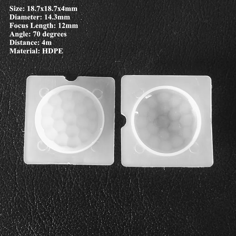 360 Degree Pir Sensor Fresnel Lens Plastic Pir Series Acrylic Dome