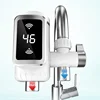 ALAMEI instant tap heater 220V 3000W led/digital plastic instant electric heating tap Instant electric hot water faucet