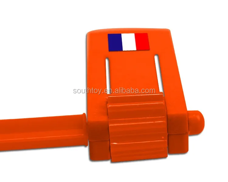 Promotional Plastic Football Fans Cheer Sound Noise Maker Rattle