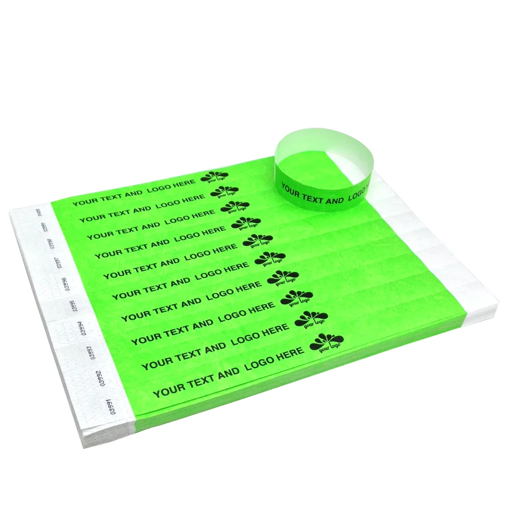 customized tyvek wristbands