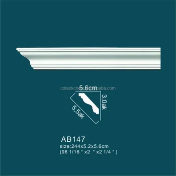 Plain Corner Mouldings Cornice Millwork Home Interior Decoration
