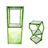 acrylic rotating twister tower display stands showcase