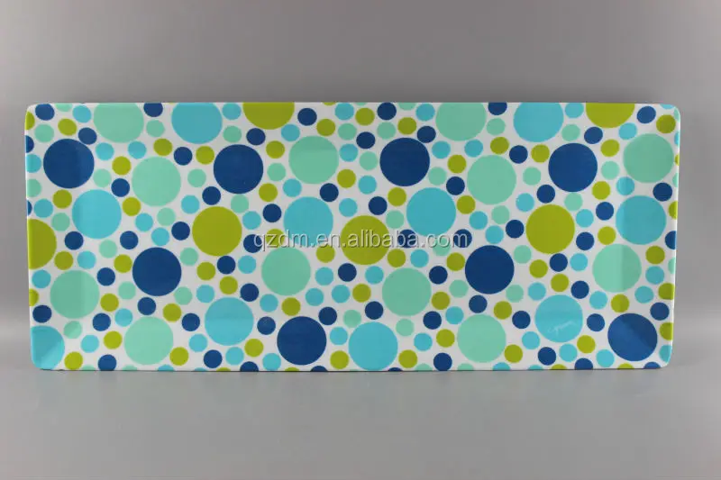 19 inch melamine rectangle tray
