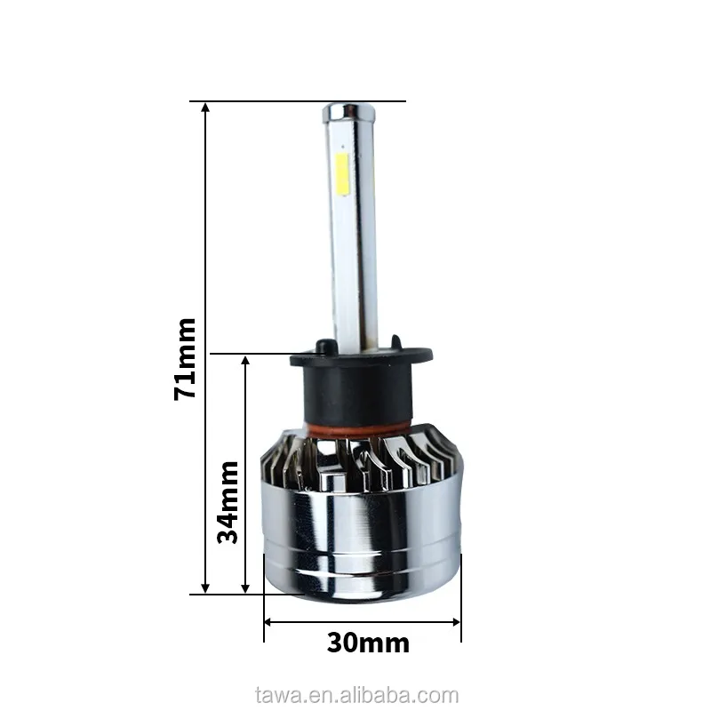 360 Light Led Car Headlight Bulb Cob Led H4 Mini Len Conpex 60w H1 H3