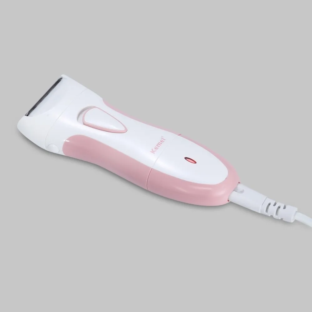 Km 5001 Electric Epilator Women Waterproof Shaver Pubic Hair Bikini 