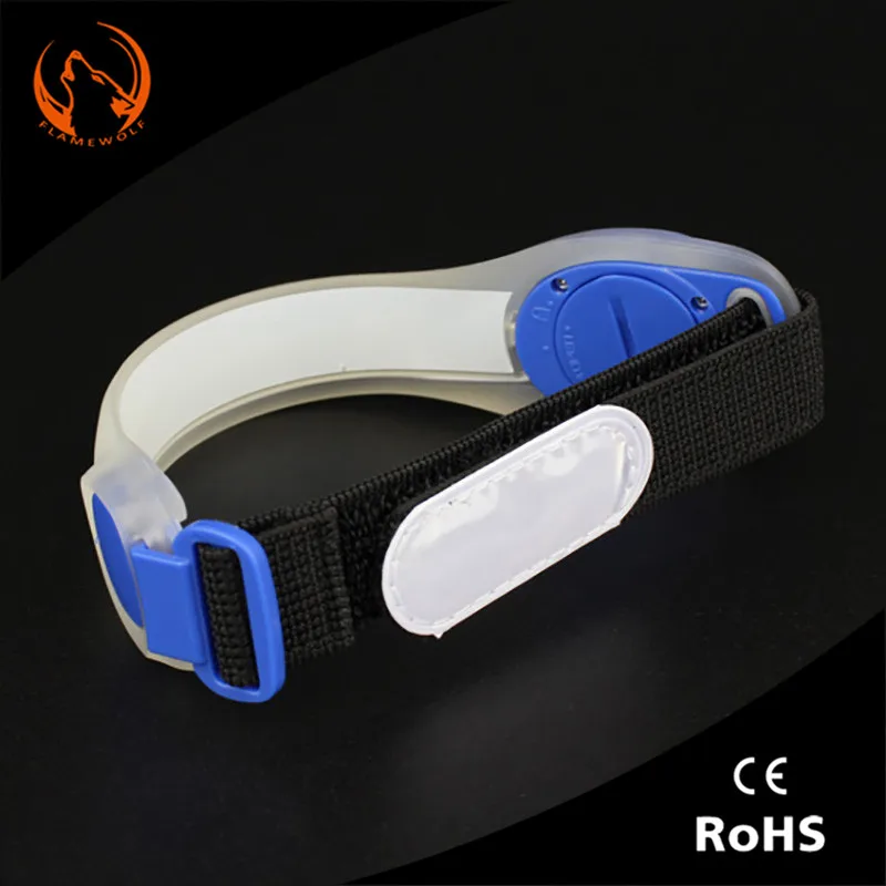 High Quality Silicone Elastic Armband Led Armband For Night Running