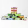 Manufacture Small Plastic lid Tin Can 3.5g Jar with Label Sticker