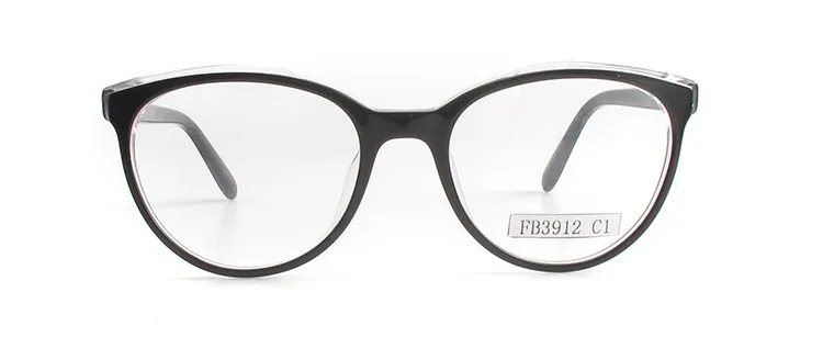 Black transparent glasses frame