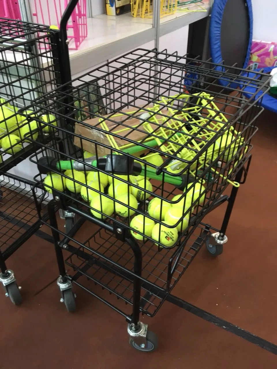 2018 Metal Tennis Ball Teaching Storage Cart With Four Wheels Buy