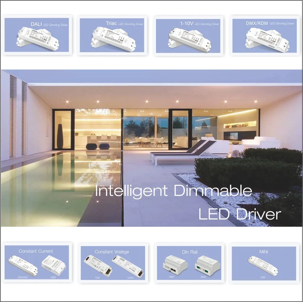 24v different current Led Driver Constant Current DALI-15-100-400-F1P1