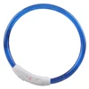Night Walking Dog Color Flash LED Indicator Park Locator Neck Lace Collar for Dog Big Cat