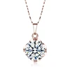 ali wholesale diamond women stainless steel pendant necklace