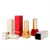 Luxury Makeup Case Wrinkle Gold / Shiny Gold / Chinese Red Square Lipstick Tube