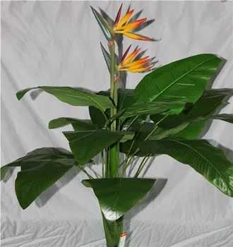 Artificial Bird Of Paradise Fake Plants Plastic Artificial Bird Of Paradise Fake Plants