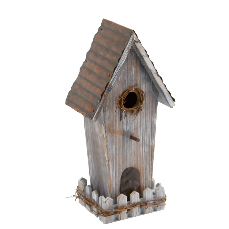 Large Wood Creative Awesome Unusual Nest Decorative Bird Breeding