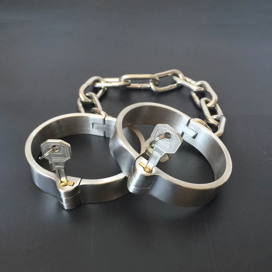 Stainless Steel Bdsm Bondage Legcuffs Bondage Restraints Anklet Cuffs Bdsm Fetish Wear Adult