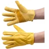 Movan Golden full cow grain leather with shirred elastic wrist driver gloves