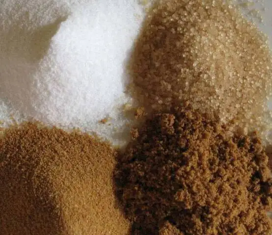 brown raw sugar