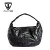 Genuine Python Leather Hobo Bag for Women Made in China