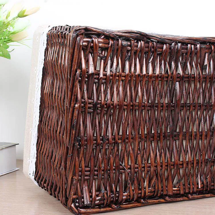 Gift Crafts Desktop Square Wicker Box Storage Basket Buy Wicker Box,Wicker Box Storage Basket