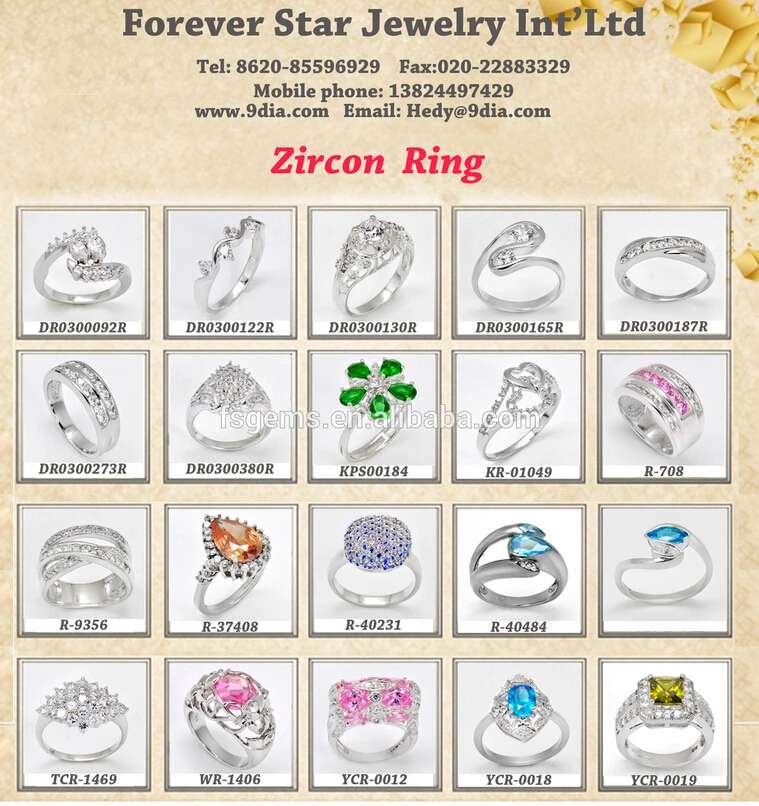 New Wholesale Guangzhou Fashionable 925 Sterling Silver Engagement Ring Synthetic Diamond