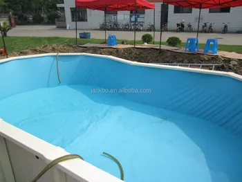 galvanized metal swimming pool