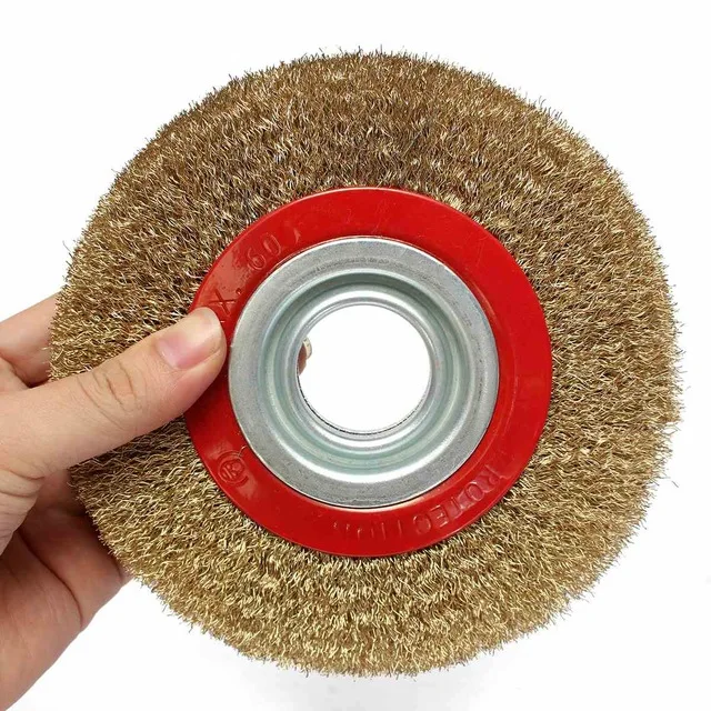 Circular Wire Wheel Brush Bevel Bench Grinder Wire Brush