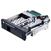 Unestech ST7221 2.5+3.5 inch Double Bay SATA/SAS hdd mobile rack hdd enclosure with LED located in CD/DVD-ROM Bay of PC