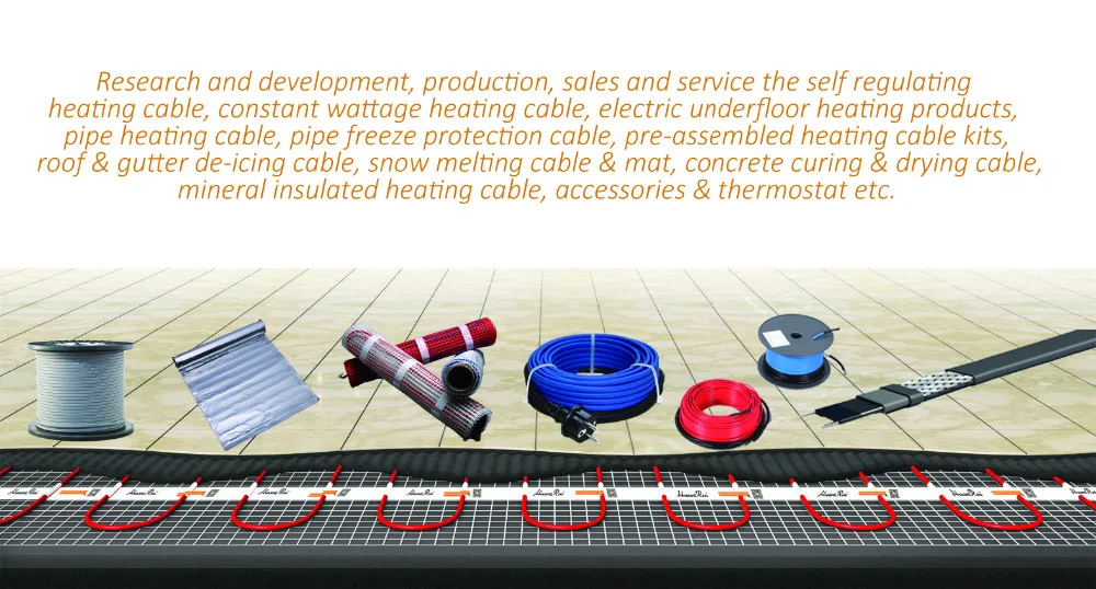 Room Heating Product 230 V Ce Certification Electric Floor Heating