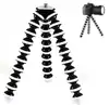 Octopus Style Portable and adjustable Tripod Stand Holder for Cell phone, Camera Black