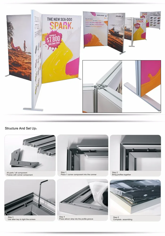 Highest Level Customized Aluminium Textile Frame