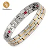 RunBalance 1 Day Delivery 316L Stainless Steel Power Cuff Bracelet Men Gold Jewelry Wholesale