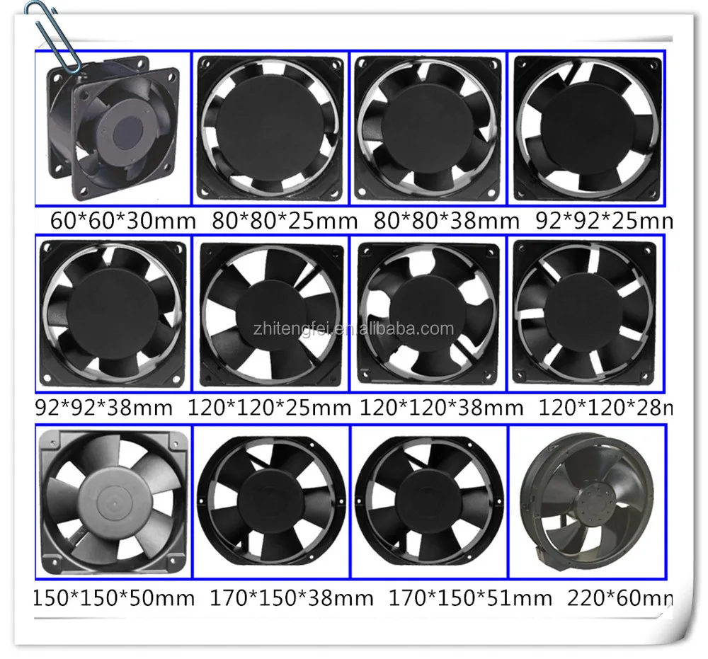 Waterproof Fan, IP55, 172*150*38mm, 220V - detail 16