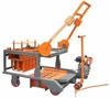 New Small Design Egg Laying Qm4-45 Diesel Mobile Hollow Block Or Brick Making Machine For South Africa Use Diesel Generator