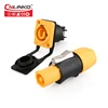 New screw locking m20 female 3 pin waterproof connector dc male cable plug For LED