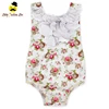 HYB210 Yihong Cute Sleeveless Summer Floral Jumpsuit Baby Clothes Romper Japan Baby Clothes Wholesale Latest Baby Frock Designs