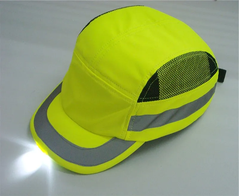 Baseball Bump Cap Hard Hat Safety Helmet With Short Brim Short Visor ...