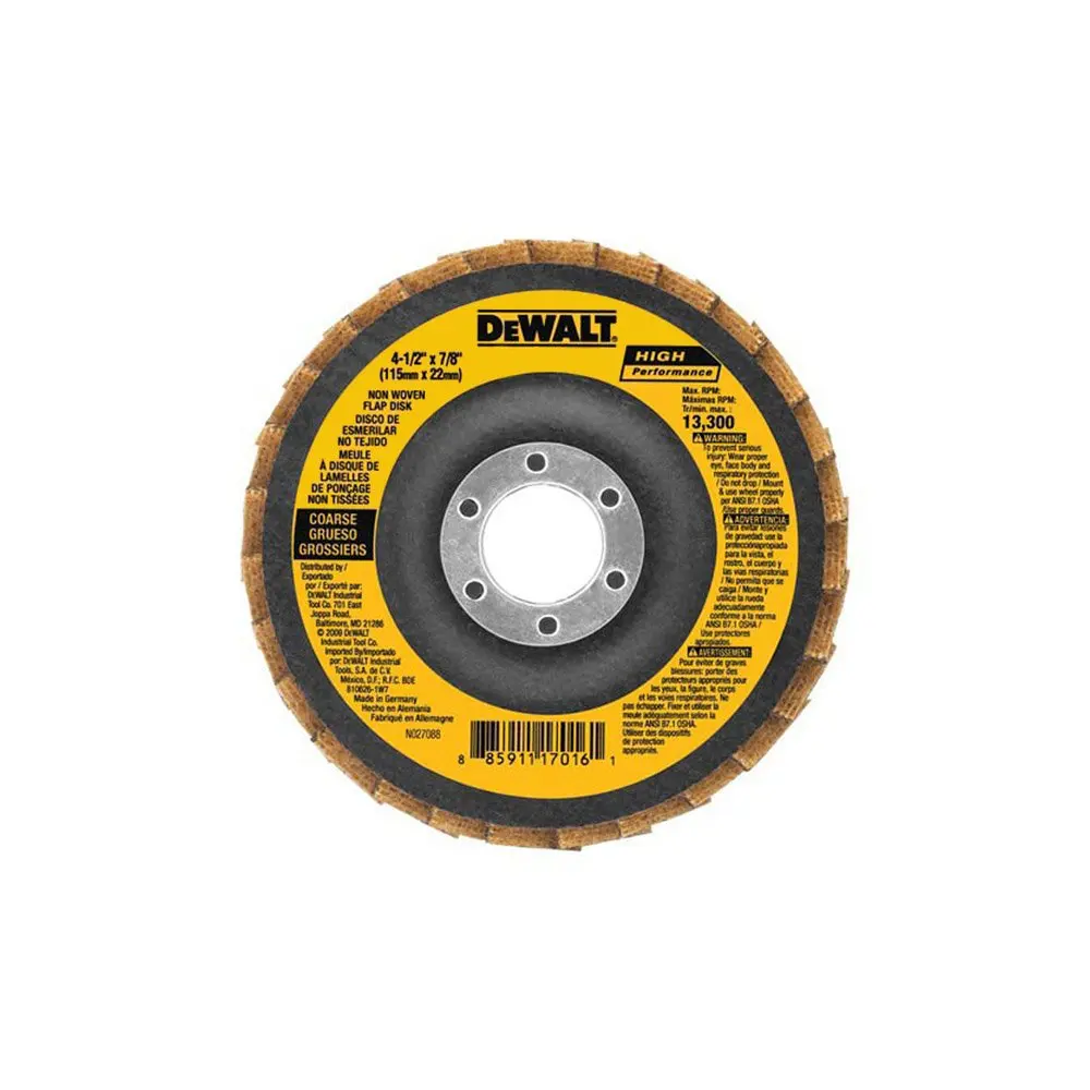 Sanding Disc Backing Pads DEWALT DWAB0740 7 x 7/8 40g High Performance Silicon Carbon Edge